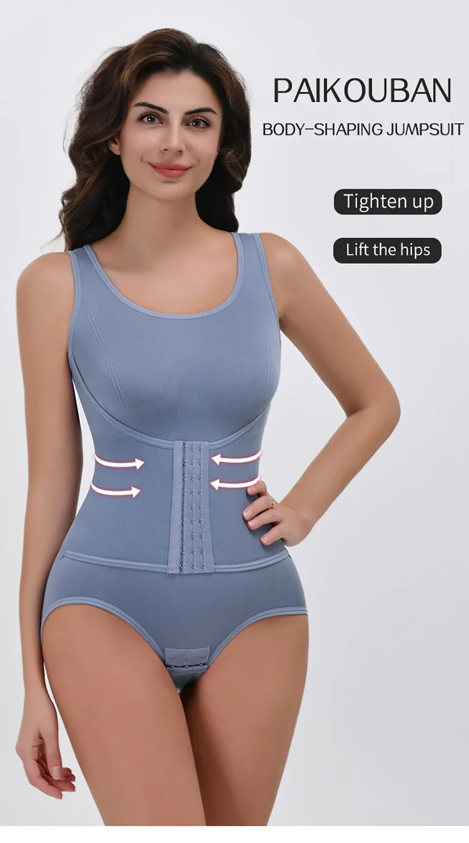 ShapeEase SculptZip Bodysuit – Zipper Waist & Tummy Control Shapewear