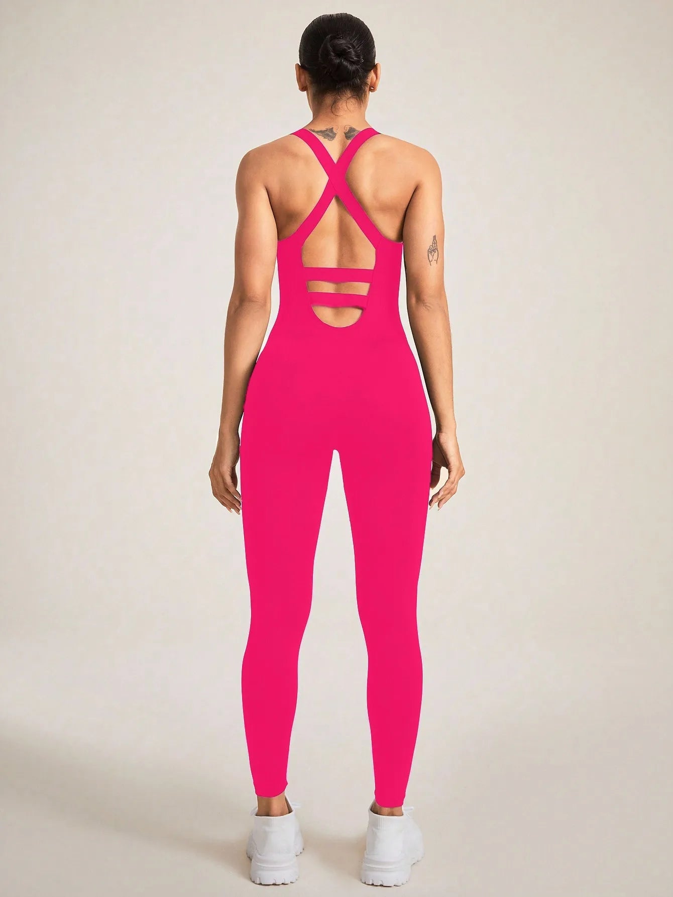 ShapeEase Seamless Tummy Control Bodysuit – Crisscross Back