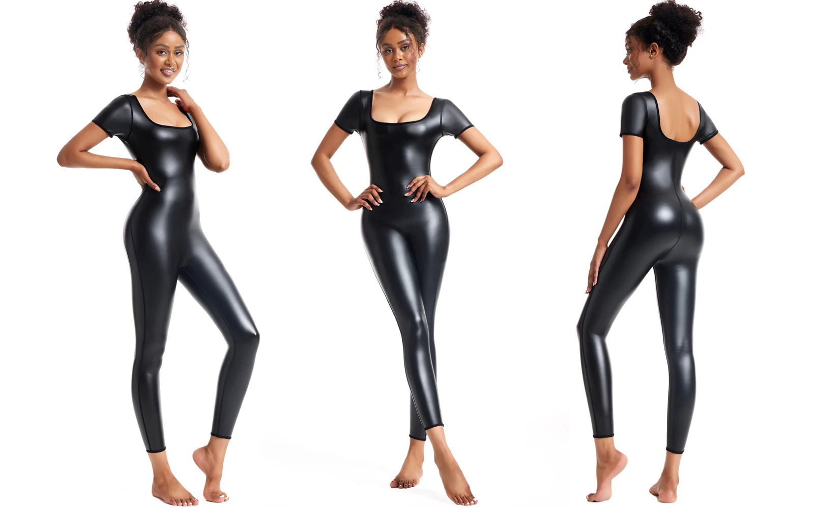 ShapeEase U-Neck Sculpting Bodysuit – Seamless Waist & Tummy Control