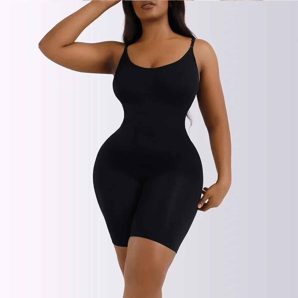ShapeEase Full Body Sculpt Bodysuit – Firm Tummy & Waist Control