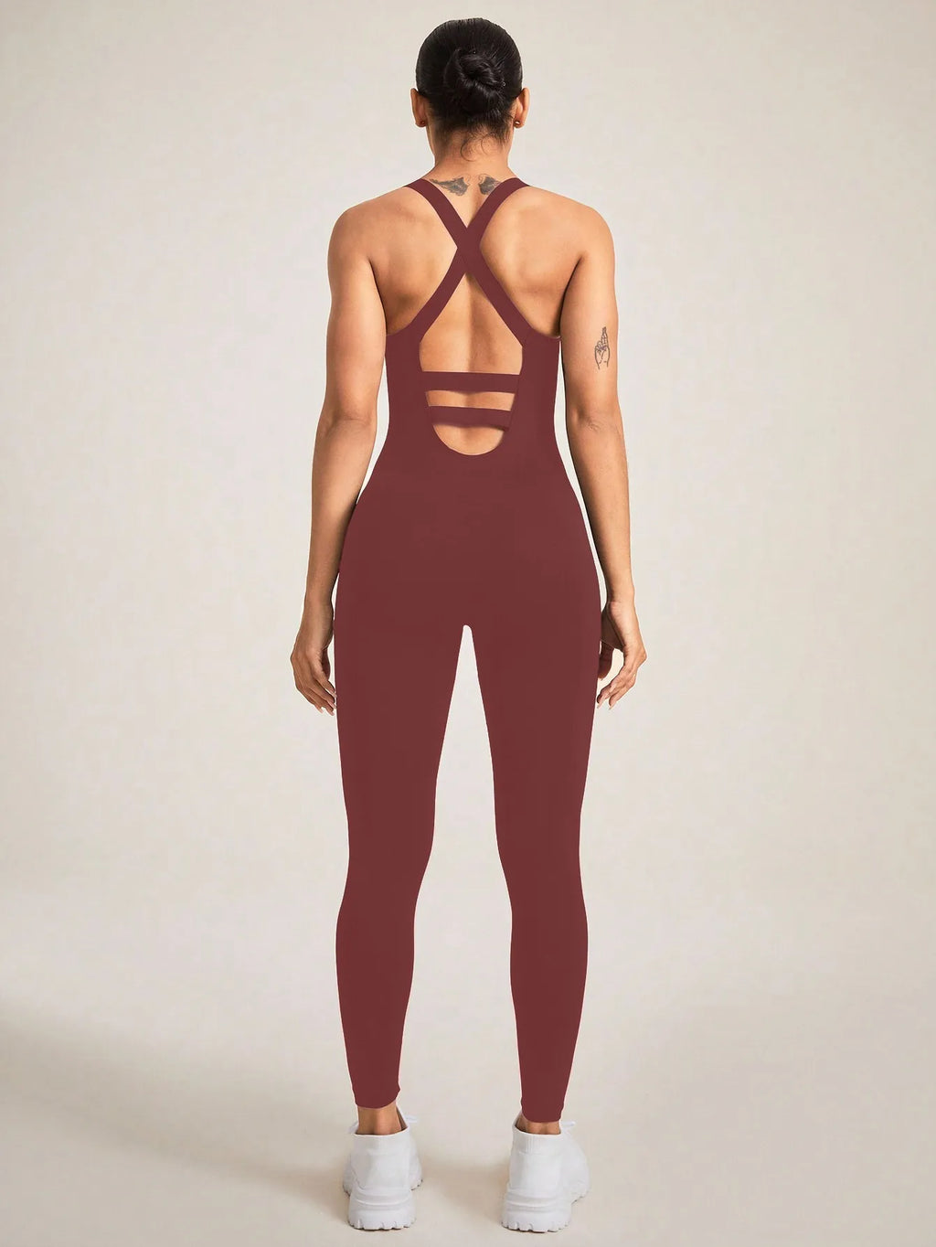 ShapeEase Seamless Tummy Control Bodysuit – Crisscross Back