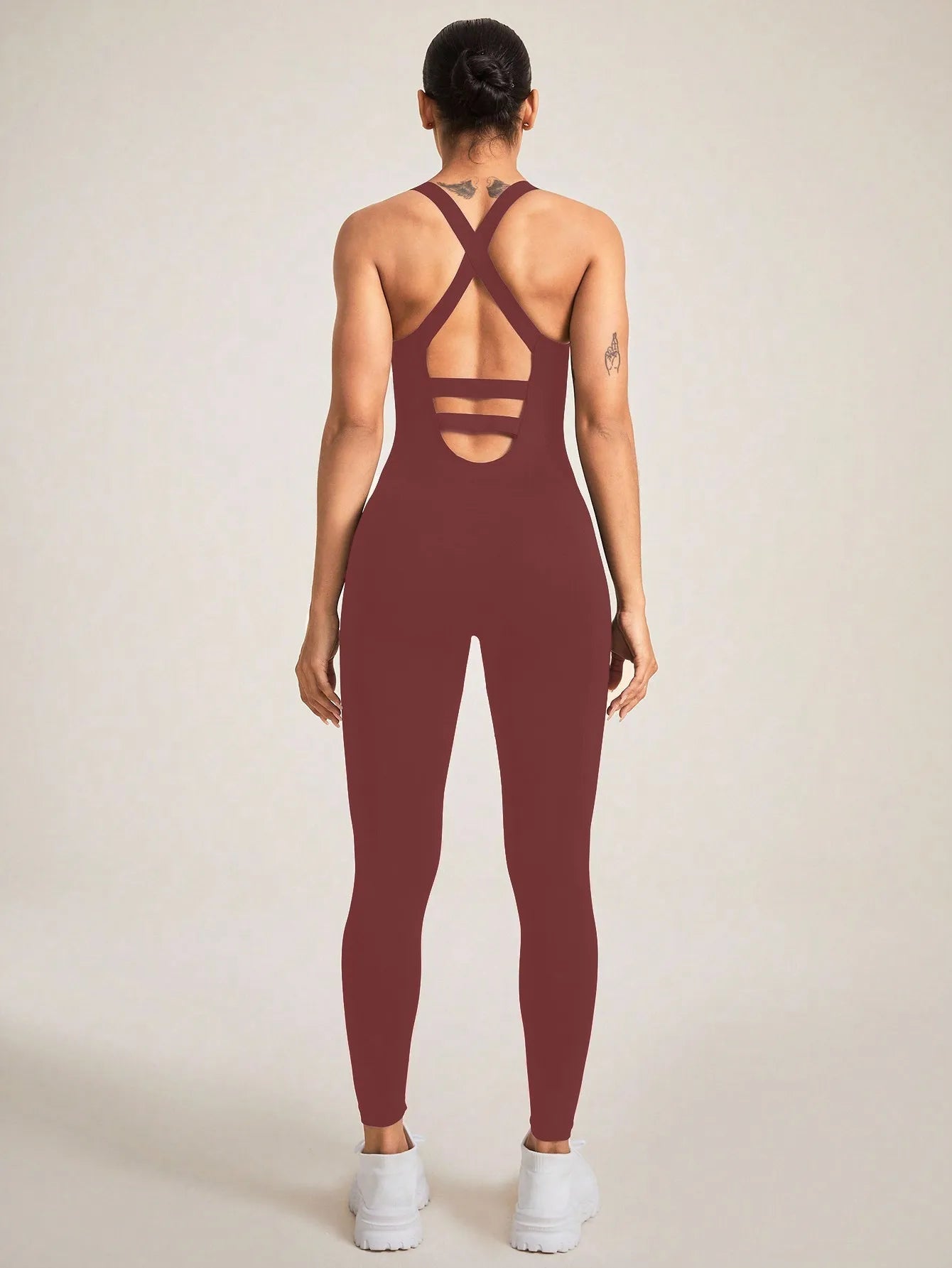 ShapeEase Seamless Tummy Control Bodysuit – Crisscross Back