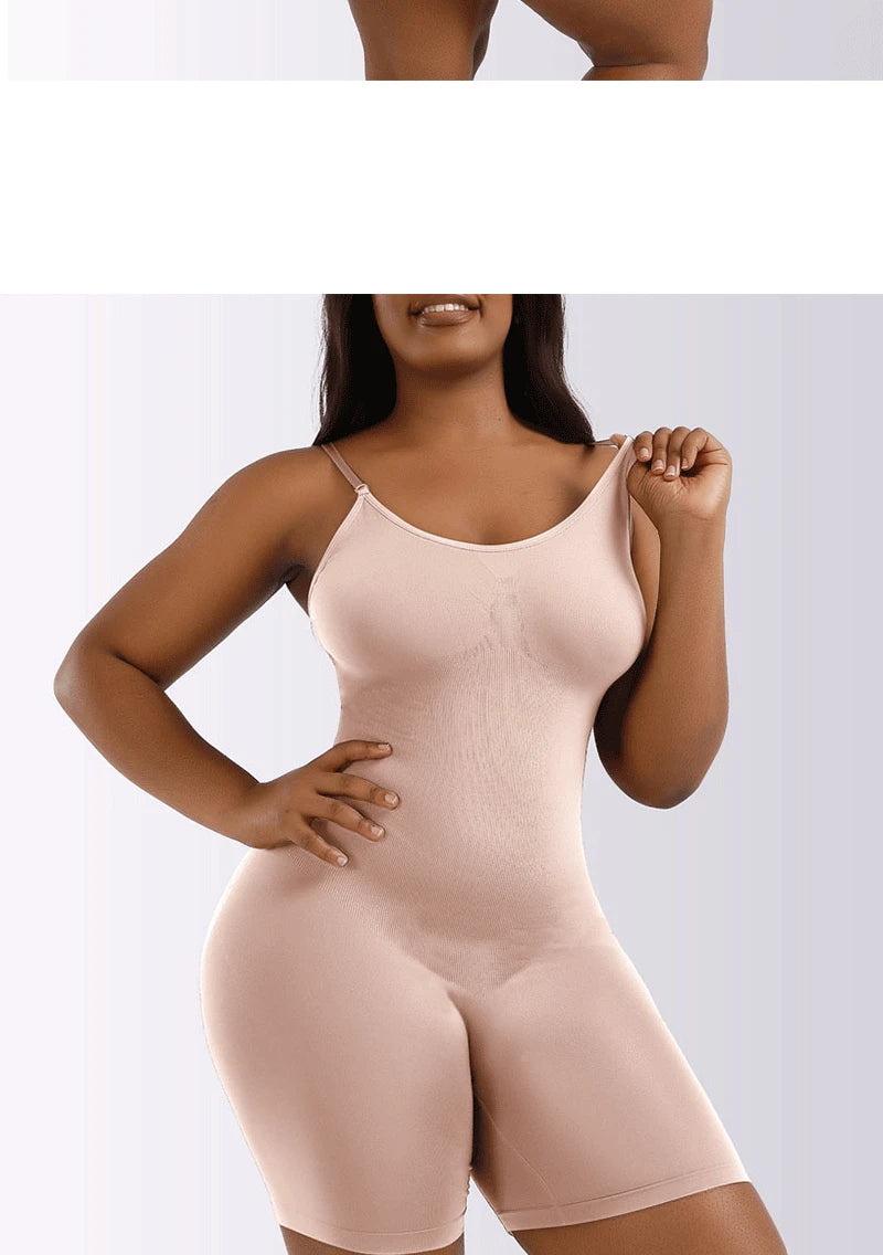 ShapeEase Full Body Sculpt Bodysuit – Firm Tummy & Waist Control