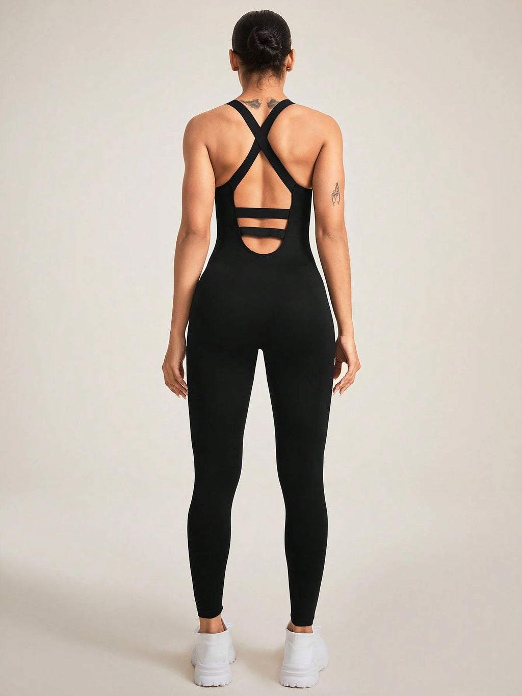 ShapeEase Seamless Tummy Control Bodysuit – Crisscross Back