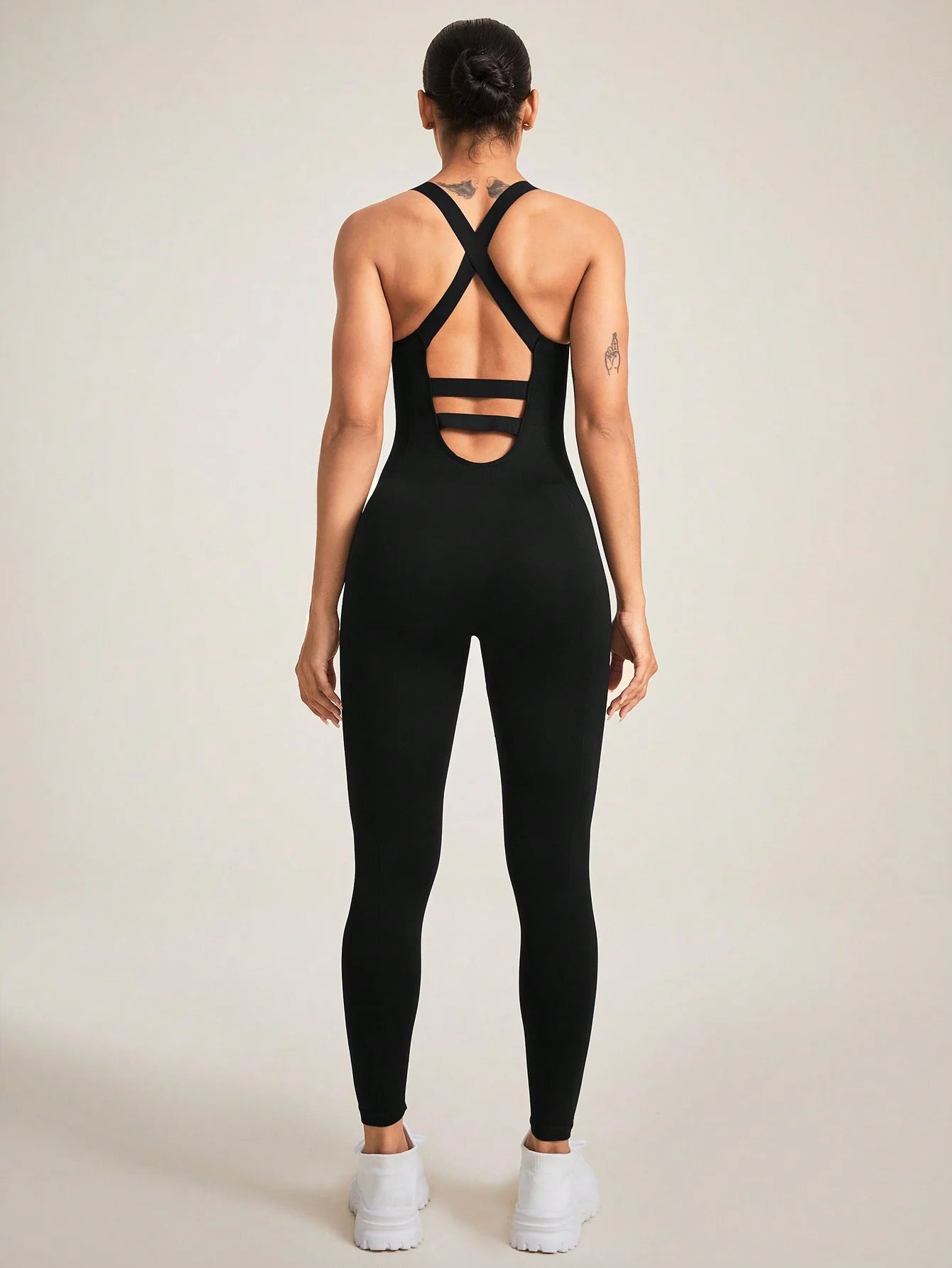 ShapeEase Seamless Tummy Control Bodysuit – Crisscross Back