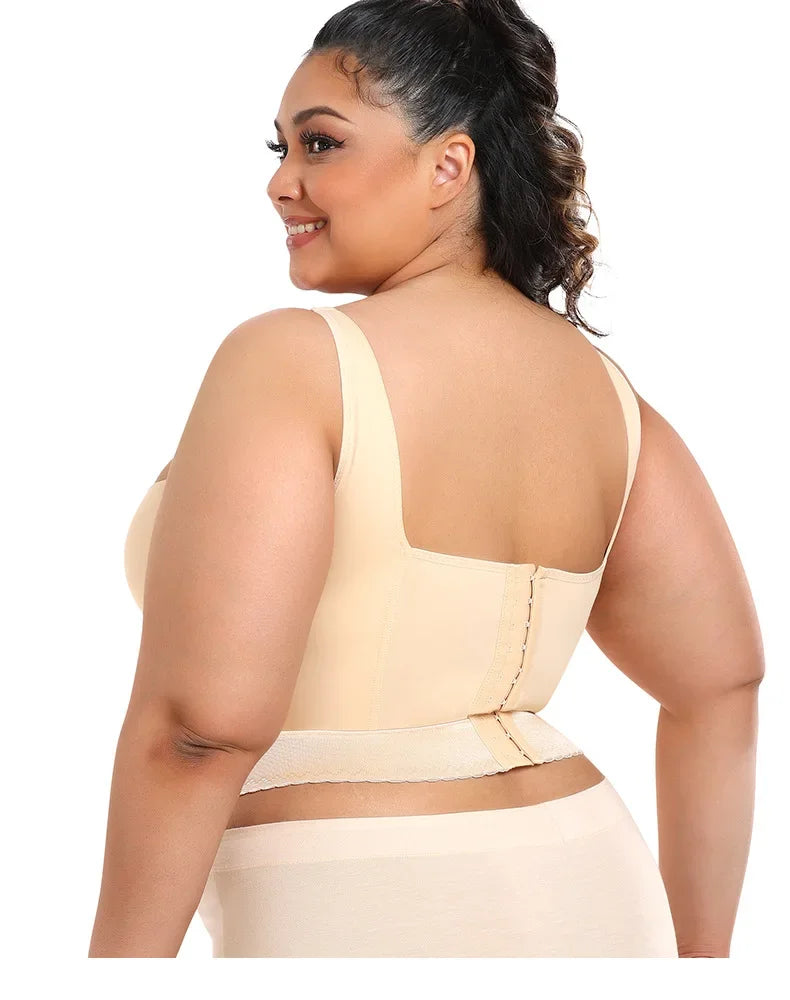 ShapeEase Longline Push-Up Shapewear Bra