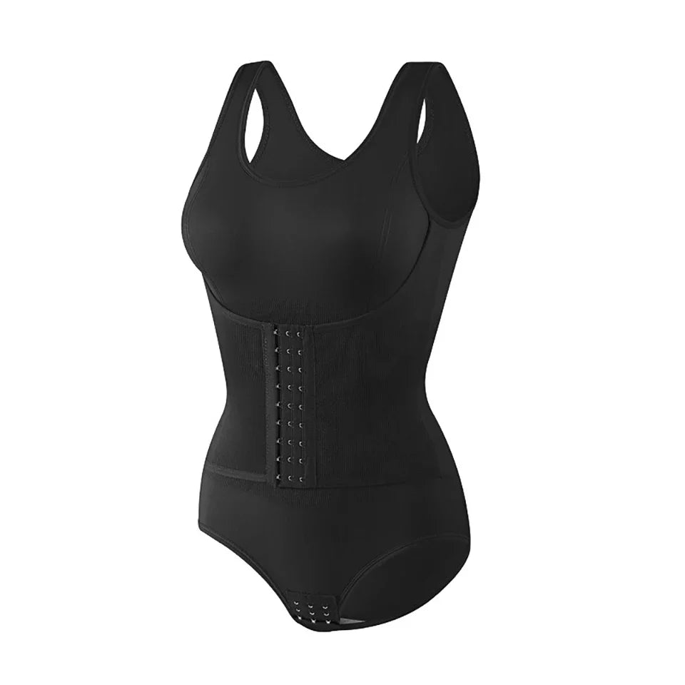 ShapeEase SculptZip Bodysuit – Zipper Waist & Tummy Control Shapewear