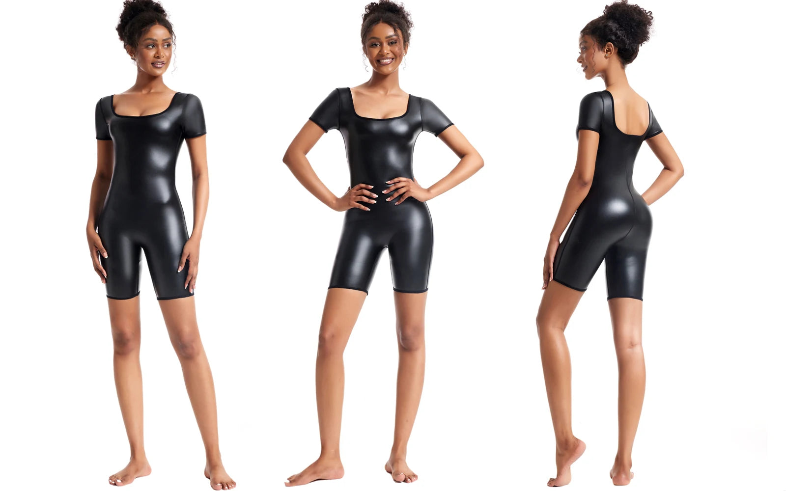 ShapeEase U-Neck Sculpting Bodysuit – Seamless Waist & Tummy Control