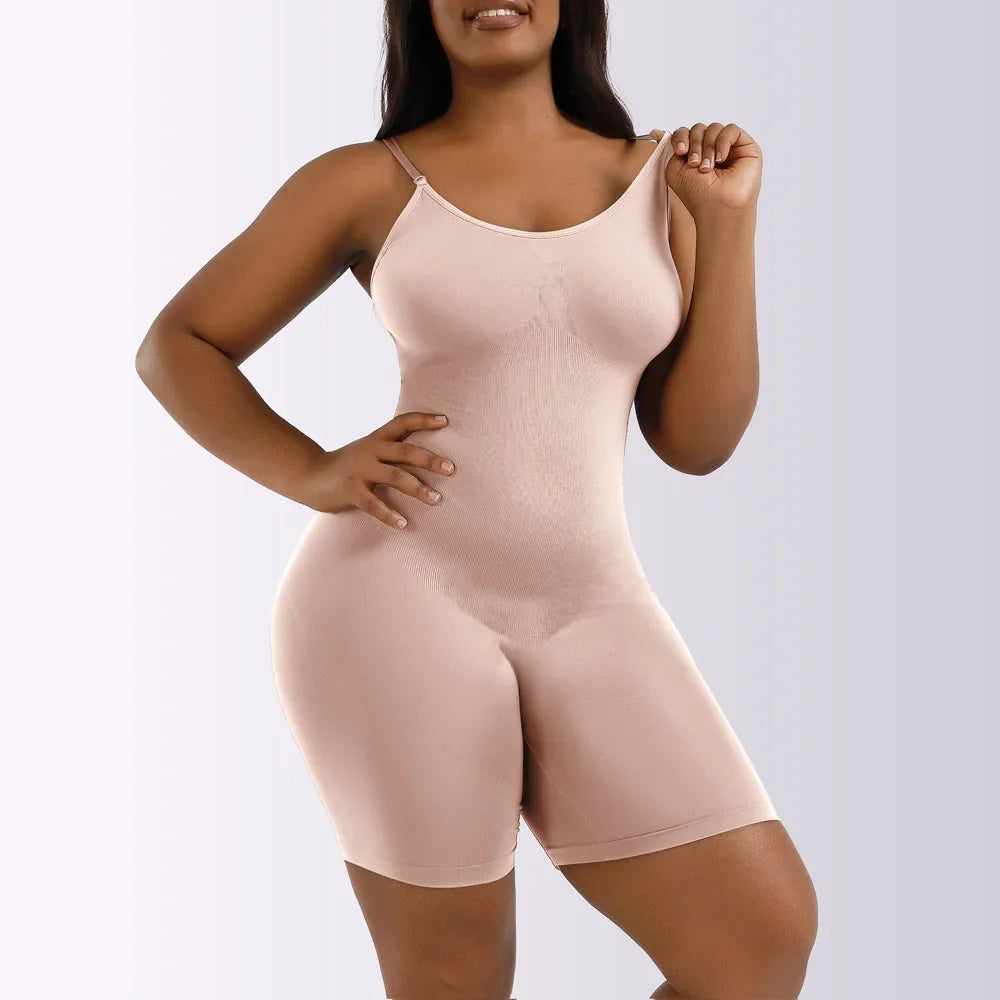 ShapeEase Full Body Sculpt Bodysuit – Firm Tummy & Waist Control