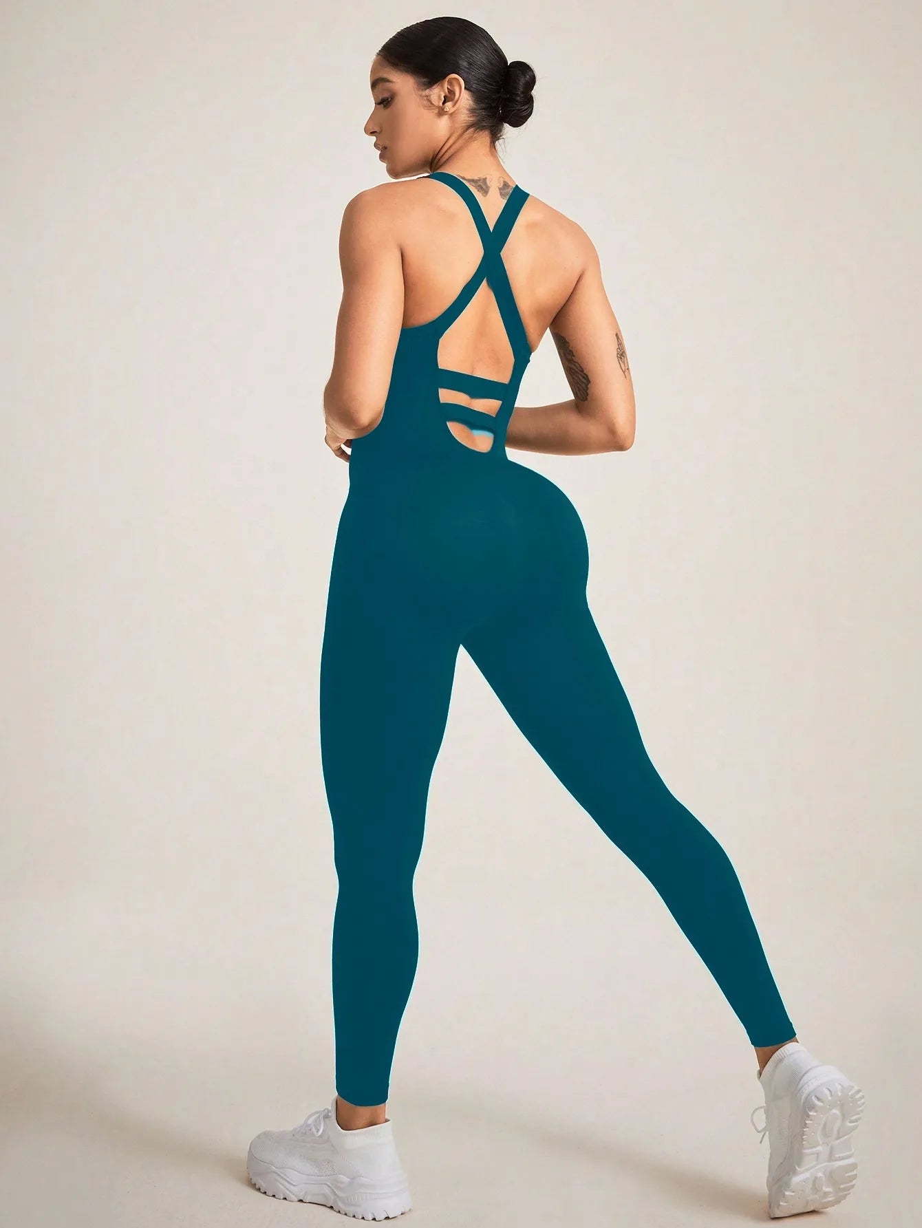 ShapeEase Seamless Tummy Control Bodysuit – Crisscross Back