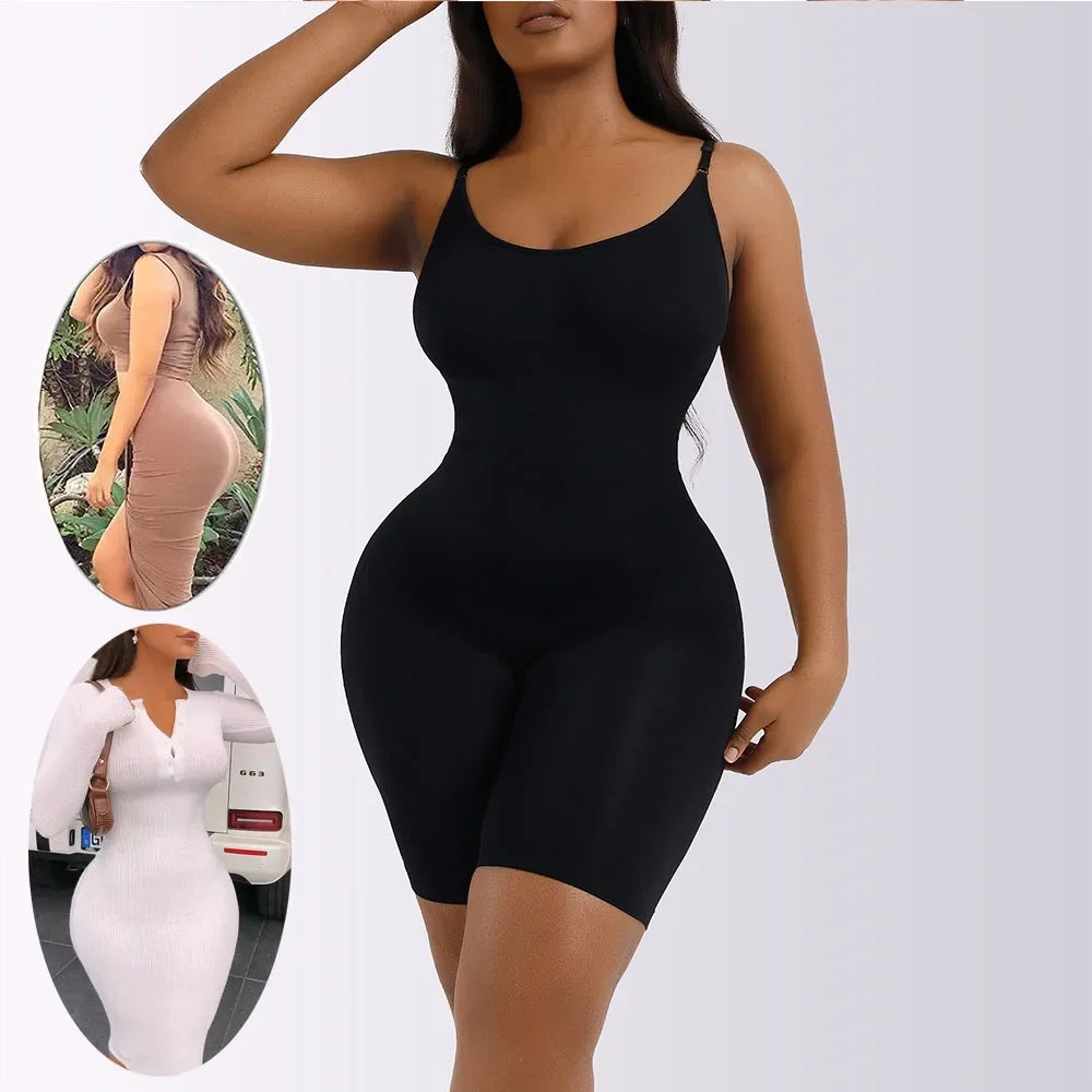 ShapeEase Full Body Sculpt Bodysuit – Firm Tummy & Waist Control